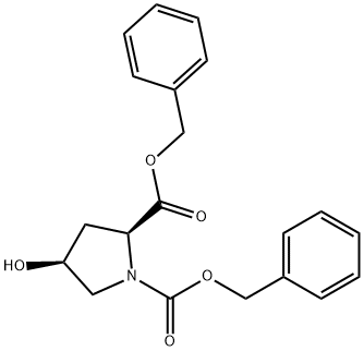 （2s，4s）-dibenzyl 4-hydroxypyrrolidine-1，2-dicarboxylate