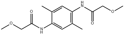 N,N(2,5-Dimethyl-1,4-phenylene)bis-2-methoxyacetamide Structure
