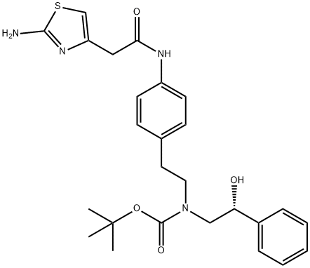N-tert-Butoxycarbonyl Mirabegron Struktur