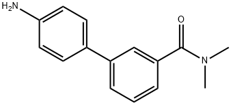 3-(4-Aminophenyl)-N,N-dimethylbenzamide Struktur