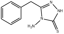 4-AMINO-5-BENZYL-4H-1,2,4-TRIAZOL-3-YL HYDROSULFIDE Struktur