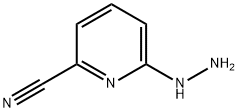 2-Hydrazino-6-cyanopyridine Struktur