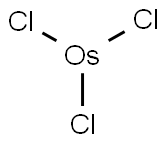 Osmium (III) chloride Struktur