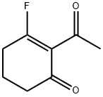2-Cyclohexen-1-one, 2-acetyl-3-fluoro- (9CI) Structure