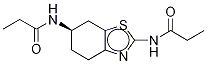 (S)-4,5,6,7-Tetrahydro-N2,N6-propionyl-2,6-benzothiazolediaMine Struktur