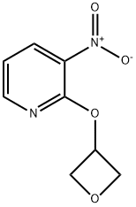 3-Nitro-2-(oxetan-3-yloxy)pyridine Struktur