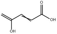 2,4-Pentadienoic acid, 4-hydroxy- (9CI) Struktur