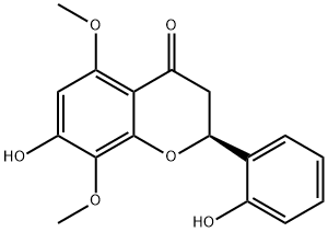 7,2'-Dihydroxy-5,8-diMethoxyflavanone Struktur