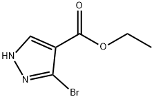 3-溴吡唑-4-甲酸乙酯 結(jié)構(gòu)式