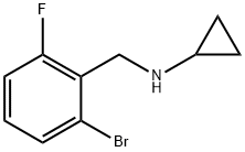 N-Cyclopropyl 2-broMo-6-fluorobenzylaMine Struktur
