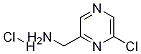 (6-クロロピラジン-2-イル)メタンアミン塩酸塩 化學(xué)構(gòu)造式