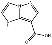 1H-Imidazo[1,2-b]pyrazole-7-carboxylicacid(9CI) Struktur
