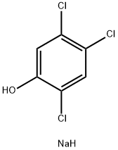 2,4,5-TRICHLOROPHENOL SODIUM SALT Struktur