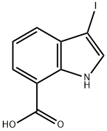 1H-Indole-7-carboxylic acid, 3-iodo-, 1360953-77-0, 結(jié)構(gòu)式