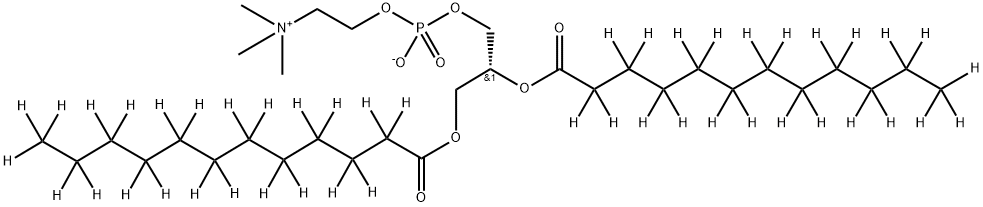 L-α-Dilauroyl Phosphatidylcholine-d46 Struktur