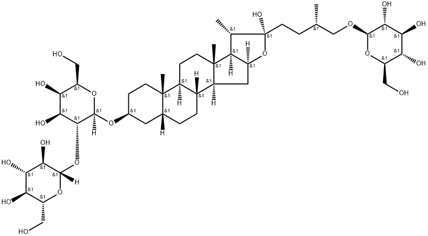 (25S)-26-(β-D-グルコピラノシルオキシ)-3β-[(2-O-β-D-グルコピラノシル-β-D-ガラクトピラノシル)オキシ]-5β-フロスタン-22-オール price.
