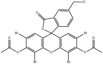5-CHLOROMETHYLEOSIN DIACETATE Struktur