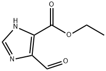 1H-Imidazole-4-carboxylicacid,5-formyl-,ethylester(9CI) Struktur