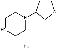 1-(Thiolan-3-yl)piperazine dihydrochloride Struktur