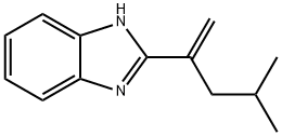 Benzimidazole, 2-(1-isobutylvinyl)- (8CI) Struktur