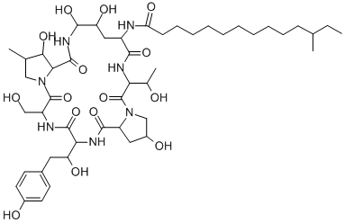Deoxymulundocandin, 138626-63-8, 結(jié)構(gòu)式