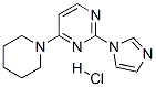 2-imidazol-1-yl-4-(1-piperidyl)pyrimidine hydrochloride Struktur
