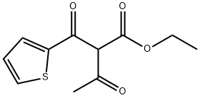 2-[(2-チエニル)カルボニル]3-オキソブタン酸エチル 化學構(gòu)造式