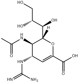 ZANAMIVIR HYDRATE Struktur