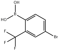 2-Borono-5-bromobenzotrifluoride Struktur