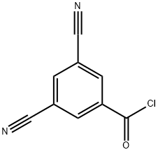 Benzoyl chloride, 3,5-dicyano- (9CI) Structure