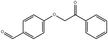 4-(2-氧代-2-苯基乙氧基)苯甲醛, 139484-40-5, 結構式