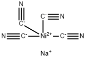 Disodium Tetracyanonickelate(II) Struktur