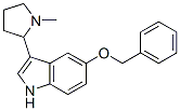 5-(Benzyloxy)-3-(1-methyl-2-pyrrolidinyl)-1H-indole Struktur
