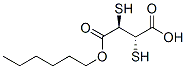 (R*,S*)-Monohexyl 2,3-dimercaptobutanedioate Struktur