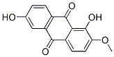 1,6-dihydroxy-2-methoxyanthraquinone Struktur
