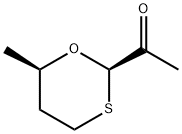 Ethanone, 1-(6-methyl-1,3-oxathian-2-yl)-, (2R-cis)- (9CI) Struktur