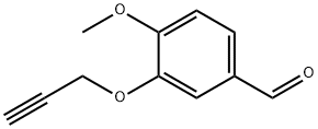 4-METHOXY-3-(2-PROPYNYLOXY)BENZENECARBALDEHYDE Struktur