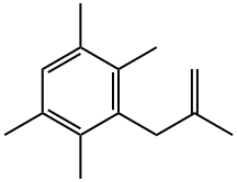 2-METHYL-3-(2,3,5,6-TETRAMETHYLPHENYL)-1-PROPENE Struktur