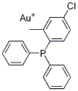 クロロ[ジフェニル(O-トリル)ホスフィン]金(I) 化學(xué)構(gòu)造式