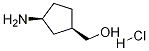 ((1R,3S)-3-aMinocyclopentyl)Methanol hydrochloride Struktur