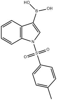 N-(P-TOLUENESULFONYL)INDOLE-3-BORONIC ACID, 149108-61-2, 結構式