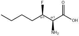 Heptanoic acid, 2-amino-3-fluoro-, (R*,R*)- (9CI) Struktur