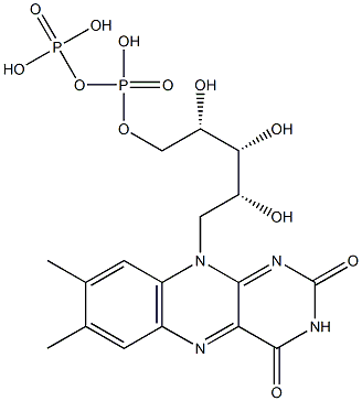 riboflavin 5'-pyrophosphate Struktur