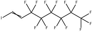 1H,2H-PERFLUORO-1-IODOOCT-1-ENE Struktur