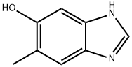 1H-Benzimidazol-5-ol,6-methyl-(9CI) Struktur