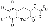 (+/-)-METHAMPHETAMINE-D11 Struktur
