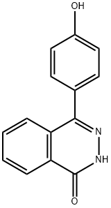 4-(4-Hydroxyphenyl)-1,2-dihydrophthalazin-1-one Struktur