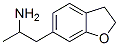 6-(2-aminopropyl)-2,3-dihydrobenzofuran Struktur
