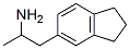 5-(2-aminopropyl)-2,3-dihydro-1H-indene Struktur