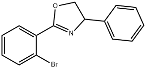 2-(2-BROMOPHENYL)-4-PHENYL-4,5-DIHYDROOXAZOLE Struktur